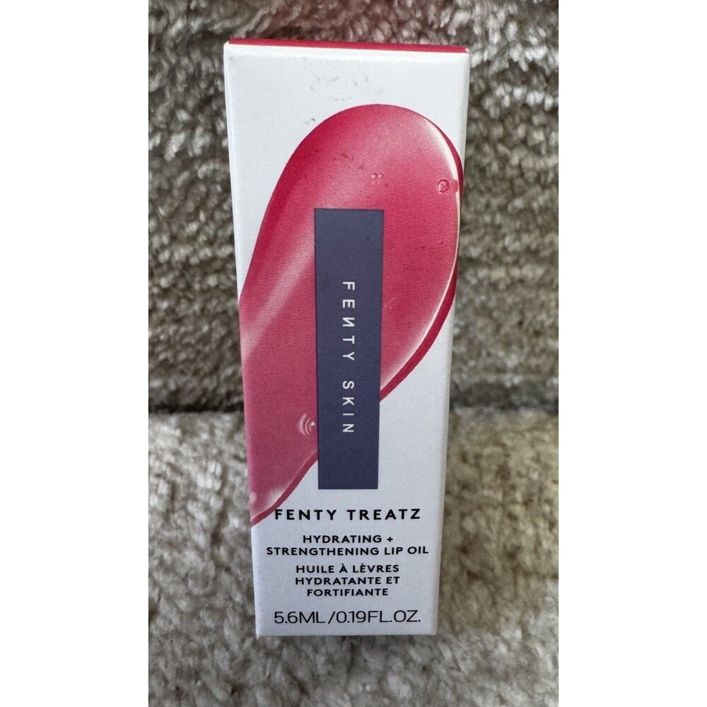 NIB Fenty Skin Fenty Treatz Lip Oil Hydrating Strengthening Dragon Fruit 5.6ml